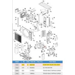 DAIKIN 6025129 FOUR WAY VALVE COIL ASSY.