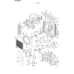 DAIKIN 7900028 CROSS-FIN CONDENSER ASSY.