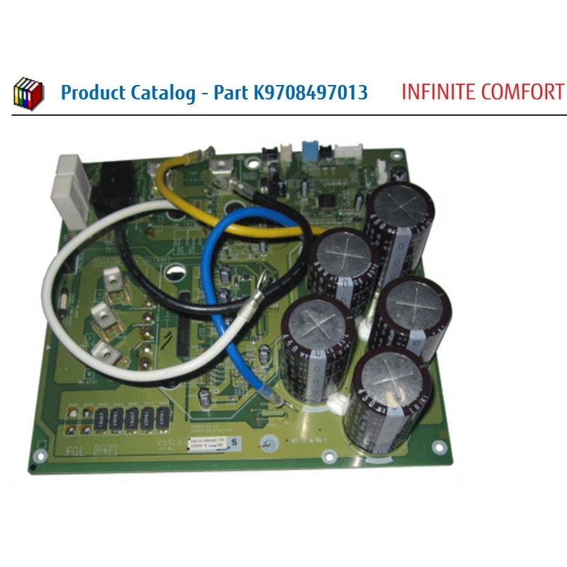 FUJITSU K9708497013 aka 9708497013 IPM PCB 48RLXFZ K09CQ-0900HUE-TR1