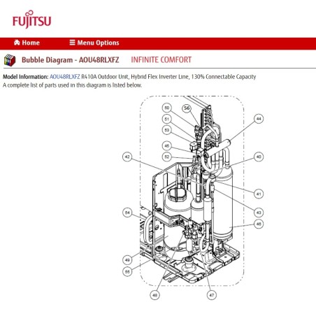 FUJITSU  COIL EXPANSION VALVE B AOHFI CAM-MD12KG-206 L 650