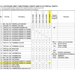 MITSUBISHI T7W AW0 323 OUTDOOR POWER P.C. BOARD