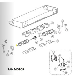 FUJITSU K9603286019 aka 9603286019 MOTOR DC BRUSHLESS ABU VR2