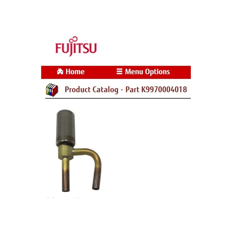 FUJITSU K9970004018 EXPANSION VALVE RAC RLXS  CAM-B30YHKG-1.C1220