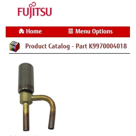 FUJITSU K9970004018 EXPANSION VALVE RAC RLXS  CAM-B30YHKG-1.C1220