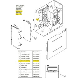 FUJITSU K9707393699 aka 9707393699 Controller PCB