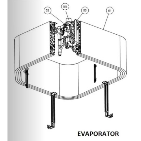 FUJITSU K9378580169  aka 9378580169  EVAPORATOR TA AUUB VAB DWW WSL