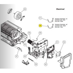 FUJITSU K9900623036 aka 9900623036 THEMISTOR PIPE VAB