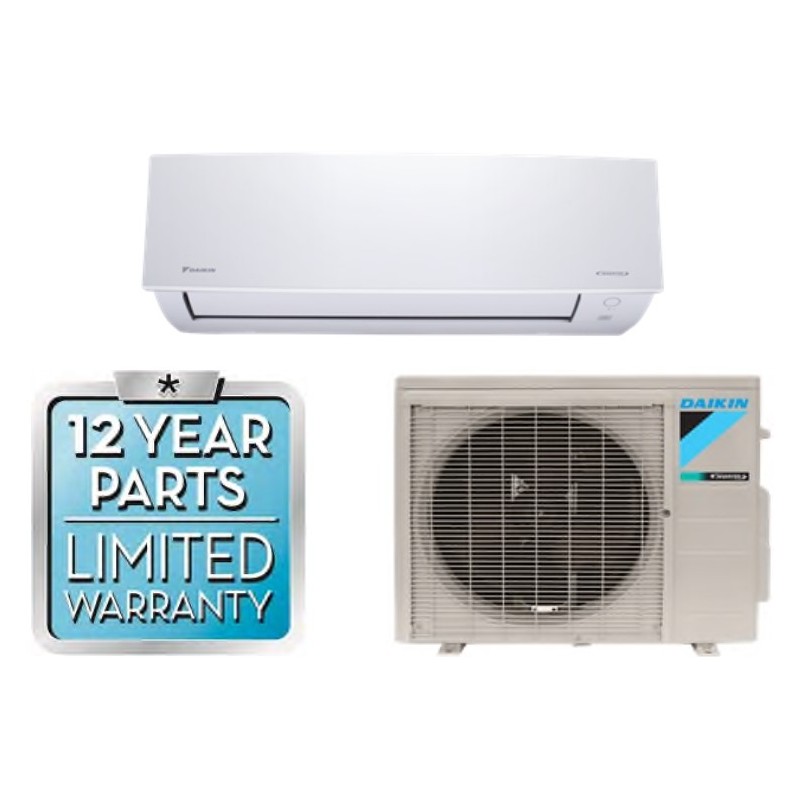 Daikin 10,900 btu 19 SEER Heat Pump & Air Conditioner Ductless Mini Split FTX12AXVJU / RX12AXVJU