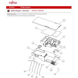FUJITSU K9709681008 aka 9709681008 INVERTER CONTROL 42RLX HY K10DB-1001HUE-C1-SV PLUS  HEATSINK