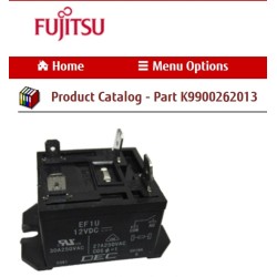 FUJITSU K9900262013 RELAY HY EF12D1-2F(M)