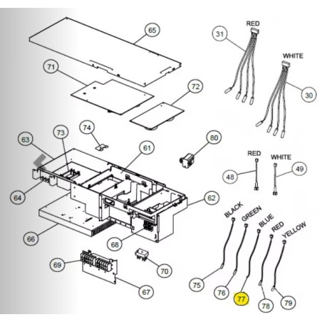 FUJITSU K9703516078 aka 9703516078 THERMISTOR OUT TEMP