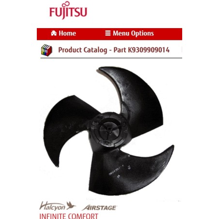 K9309909014 PROPELLER FAN RL DW D400 AS