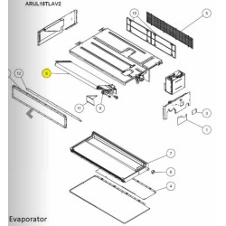 FUJITSU K9380682615 aka 9380682615 EVAPORATOR TA-ARUL VAB/DW HCRC