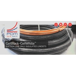 1/4 inch x 50 ft. Line Set Mueller Streamline HVAC Copper Refrigerant Pipes with DURAGUARD PE Insulation (164 ft optional)