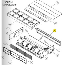 FUJITSU K9380042020 aka 9380042020 OUTLET FRAME (R) ARU/ADU** HF VB56 SPOT WELD