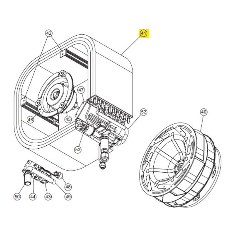 FUJITSU K9375720414 aka 9375720414 EVAPORATOR TA VAB