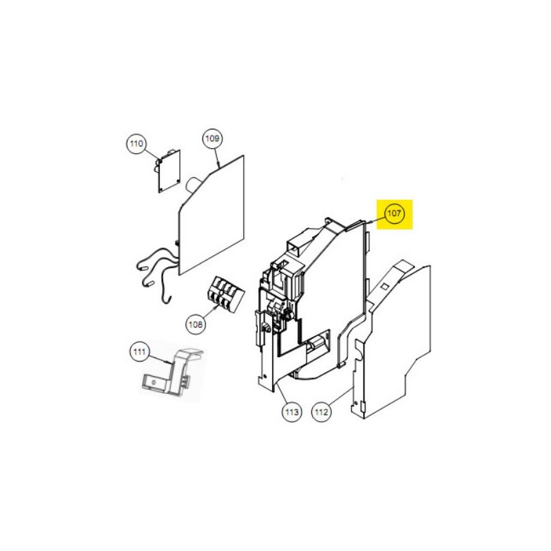 FUJITSU K9380667001 aka 9380667001 COVER SWITCH SA ASUA VAB