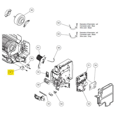 FUJITSU K9900790028 aka 9900790028 MOTOR STEP VAB 24BYJ46-21 L380 R200