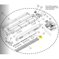 FUJITSU K9319229027 aka 9319229027 LOUVER R AND L ASSY 9~15RLS3