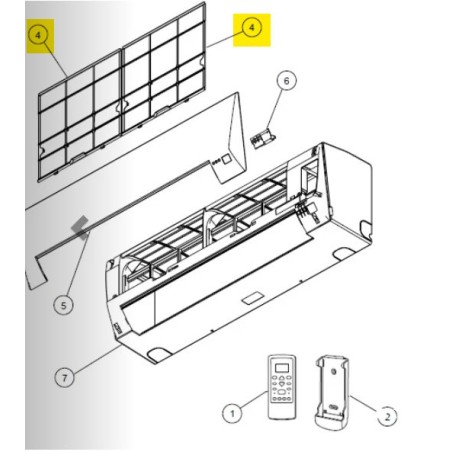 FUJITSU K9332549003 aka 9332549003 Air Filter