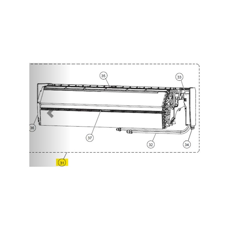 FUJITSU K9319327143A aka 9319327143A EVAPORATOR TA DW 15RLS2 HY