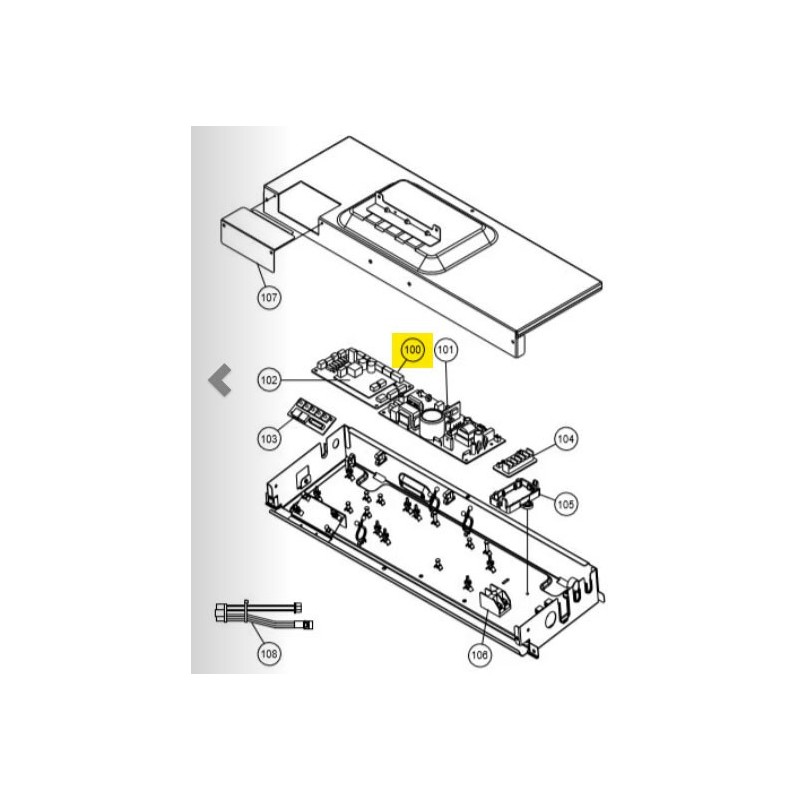 FUJITSU K9711039231 aka 9711039231 CONTROLLER PCB VAB K17PD-1907HSE-C1