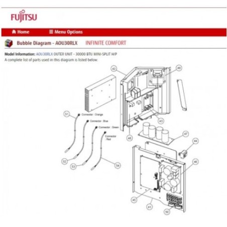 FUJITSU K9707667301 aka 9707667301 CONTROL PCB 30RLX HY NLA