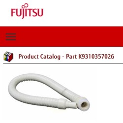 FUJITSU K9310357026 aka 9310357026 HOSE DRAIN RAC-Q HY RR2 PVC-GRAY ROHS