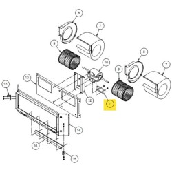 FUJITSU K9372039007 aka 9372039007 BRACKET MOTOR B ARUH36~60 VII K625 SGCC-Z-NC-X Z18 T1.2