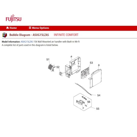 FUJITSU K9711146014 aka 9711146014 DISPLAY PCB HY EZ-018HHSE-D