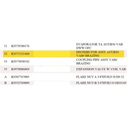 FUJITSU K9371325460 aka DISTRIBUTOR ASSY AUUB36 VAB