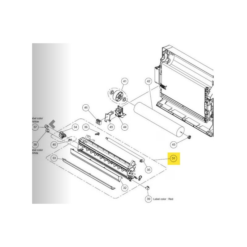 FUJITSU K9316412019 aka 9316412019 DRAIN PAN AGU HVAB DW