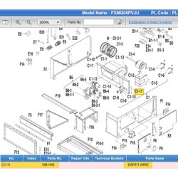 DAIKIN 1881442 EARTH WIRE