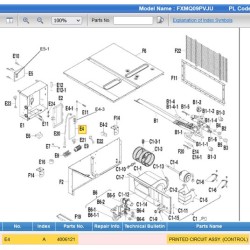 DAIKIN 4006121 PRINTED CIRCUIT ASSY. (CONTROL)