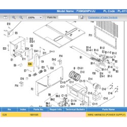 DAIKIN 1881505 WIRE HARNESS (POWER SUPPLY)