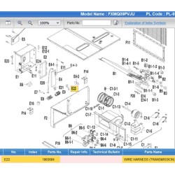 DAIKIN 1863684 WIRE HARNESS ASS'Y