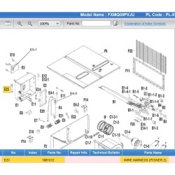 DAIKIN 1881512 WIRE HARNESS (POWER 2)