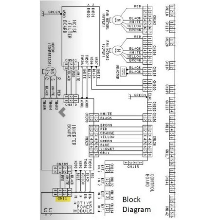 FUJITSU K9708612027 aka 9708612027 WIRE WITH CONNECTOR VAB