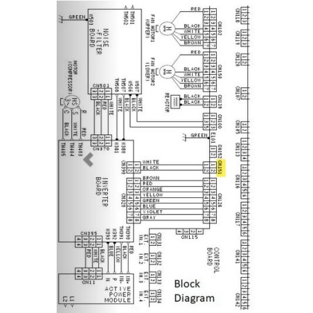 FUJITSU K9708917016 aka 9708917016 WIRE WITH CONNECTOR VAB
