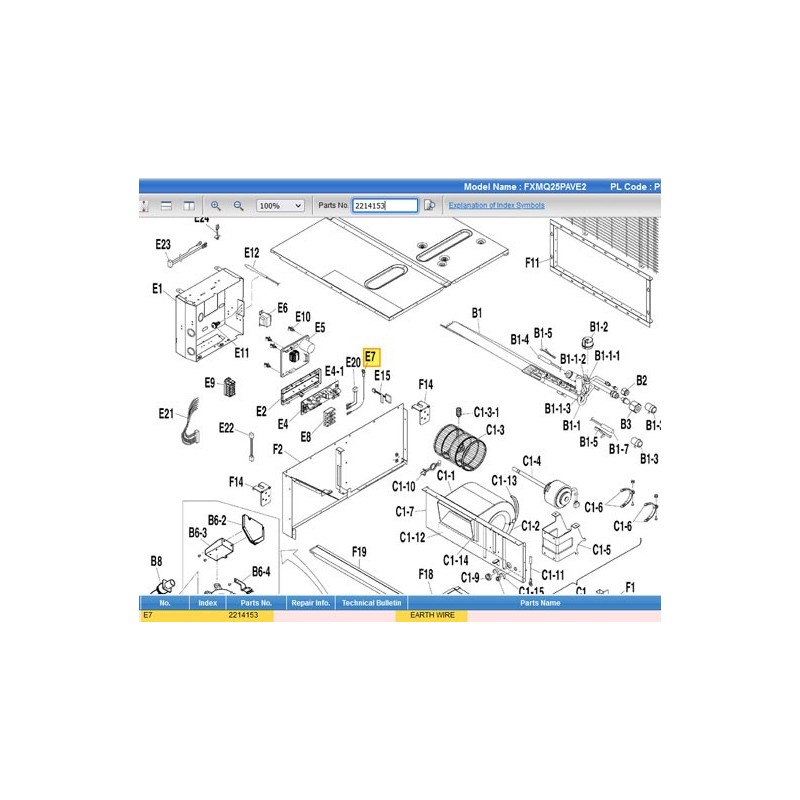 DAIKIN 2214153 EARTH WIRE