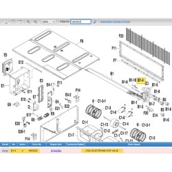 DAIKIN 1863622 COIL MOTORIZED VALVE