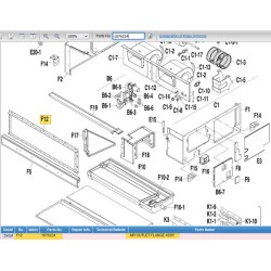 DAIKIN 1876224 AIR OUTLET FLANGE ASSY.