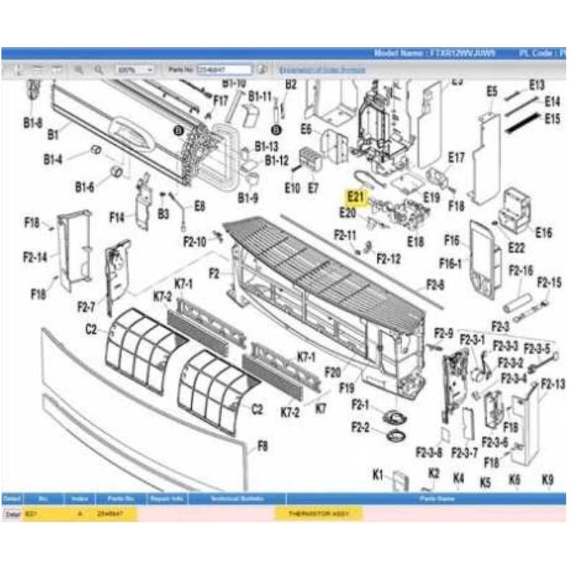 DAIKIN 2546847 THERMISTOR ASSY.