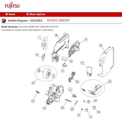 FUJITSU K9708065052 CONTROLLER PCB 24RLQ HY WSLDNO K08CX-0804HSE C1 W/RM TH