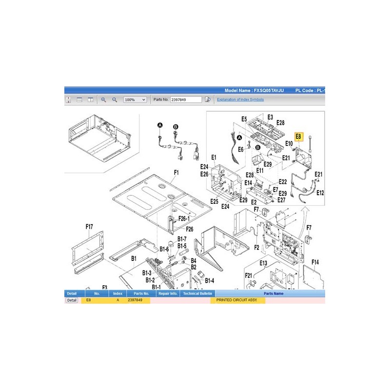 DAIKIN 2397849 PRINTED CIRCUIT ASSY