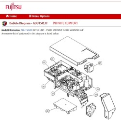 FUJITSU K9708514017 aka 9708514017 CAPACITOR PCB 15RLS /FFH K05DG-0700HUD-P0