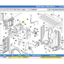 DAIKIN 1979130 PRINTED CIRCUIT ASSY