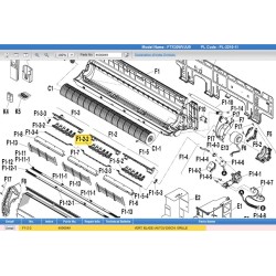 DAIKIN 4000849 VERT. BLADE (AUTO)/ DISCH. GRILLE
