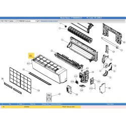 DAIKIN 2549250 FRONT GRILLE ASSY.