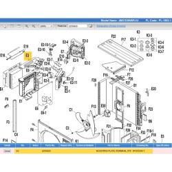 DAIKIN 2255820 MOUNTING PLATE (TERMINAL STRIP 2)